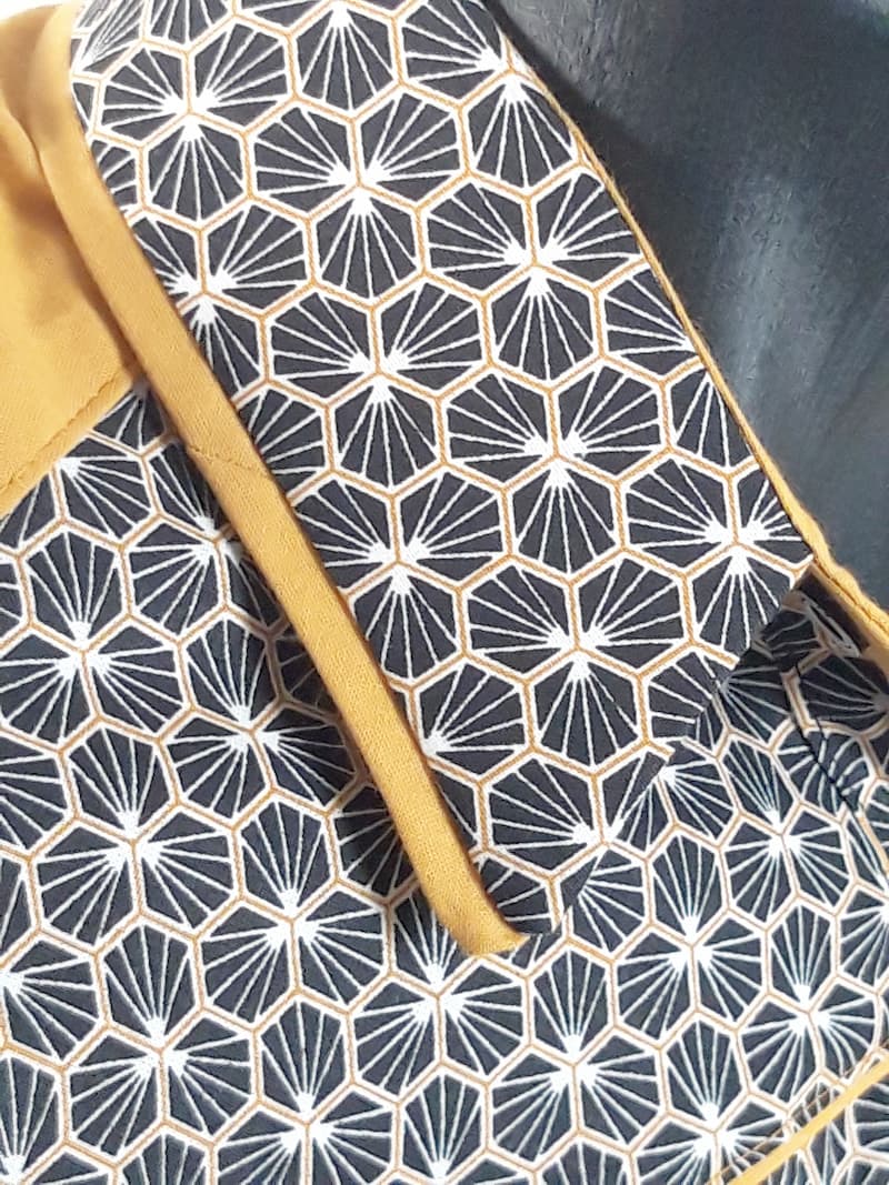 chemise_homme_manches_courtes_coupe_ajustee_100%_coton_oekotex_honey_moutarde_col Façons sur chemise homme