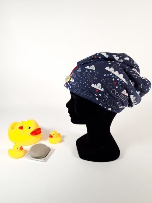 serviette cheveux enfant maritime